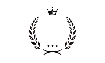 award award icon laurel vector illustrationのイラスト素材