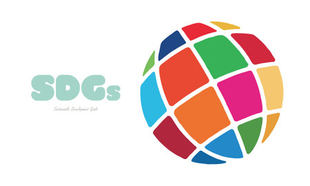 Earth SDGs icon vector illustrationのイラスト素材