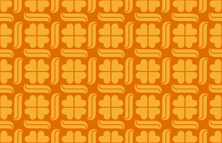 70's retro modern pattern seamless pattern vector illustrationのイラスト素材