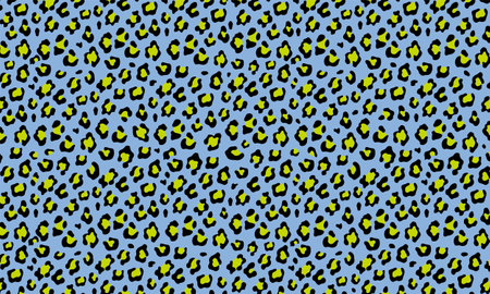 Leopard print leopard pattern vector illustrationのイラスト素材