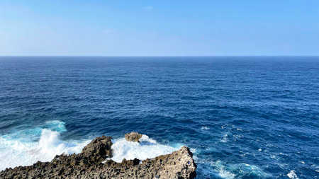 Okinawa Prefecture, Manzamo View, Onna Villageの写真素材