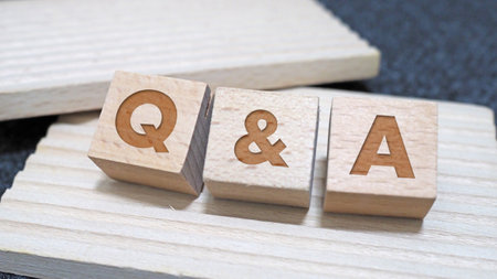 Q&A Question and Answer Background Material Question Answerの写真素材