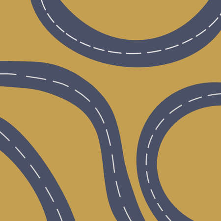 paved automobile road with markings