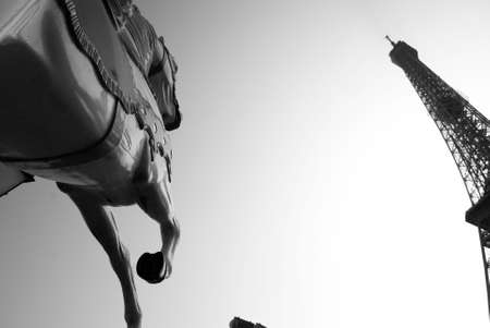 Eiffel towerの写真素材