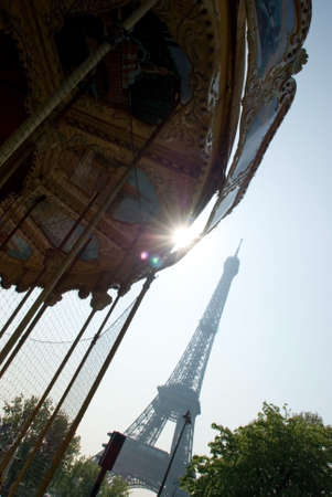 Eiffel towerの写真素材