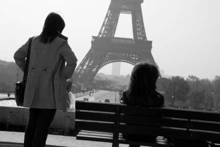 Eiffel towerの写真素材