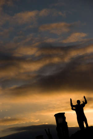 Statue, Vigeland Park, Osloの写真素材