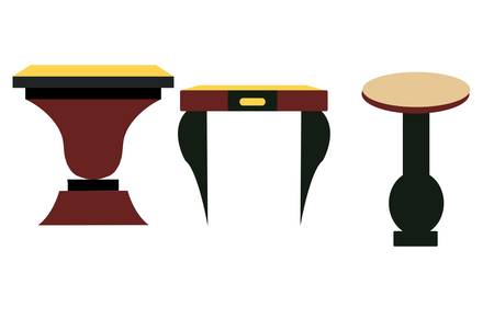 Art deco furnitureのイラスト素材