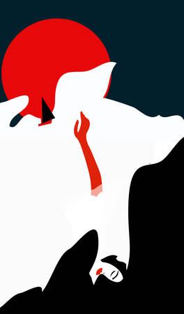 drowningのイラスト素材