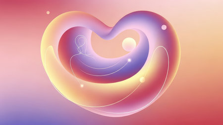 Abstract background with heart shape. Vector illustration for your graphic design.の素材