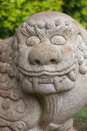 Chinese Stone Chimera Known as a Qilinの写真素材