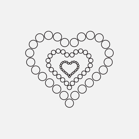 heart shape icon vector illustration designのイラスト素材