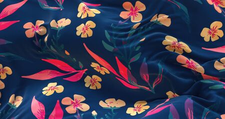 Fabric satin silk pattern background