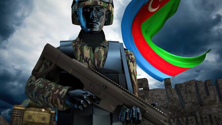 3d illustration armed forces dayの写真素材