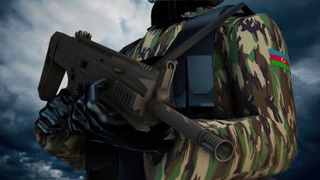 3d illustration armed forces day