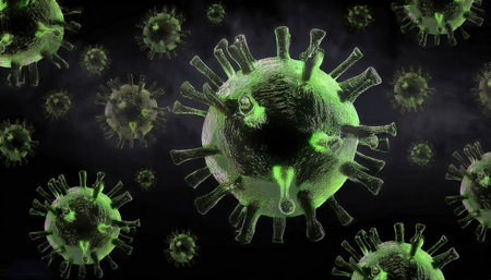Coronavirus 2019-nCov concept. 3D illustration