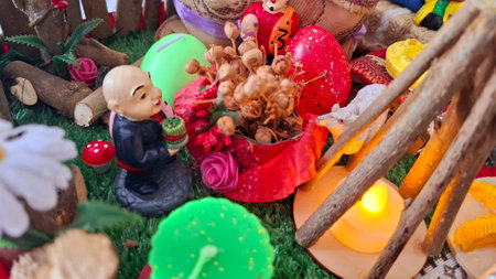Nowruz holiday greeting card. Novruz bayram backgroundの写真素材