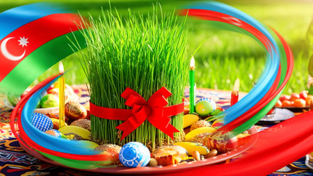 Novruz Holiday Semeni: Symbol of Spring and New Beginningsの写真素材