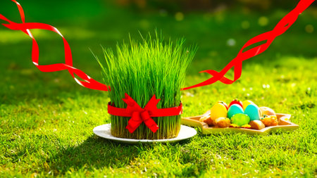 Novruz Holiday Semeni: Symbol of Spring and New Beginningsの写真素材