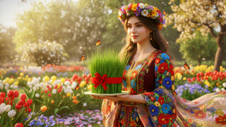 Spring Girl celebrates the arrival of Spring with Semeni