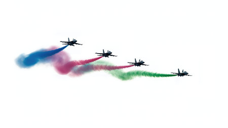 Azerbaijan Flag Jet Strike â Isolated Background Smoke Trail Display 3d renderingの写真素材