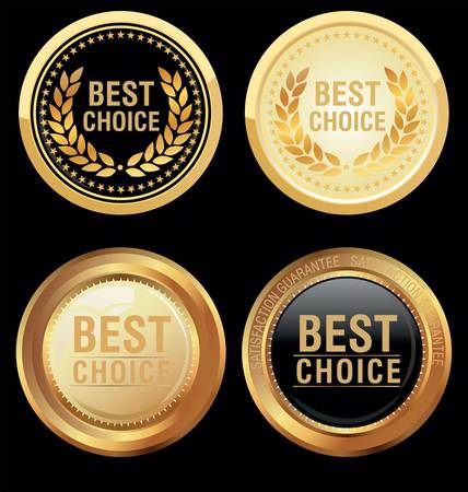 Best choice emblemのイラスト素材
