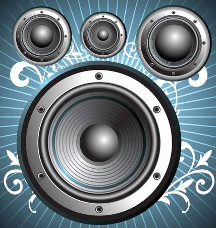 Loudspeakersのイラスト素材