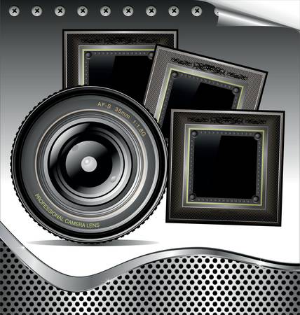 Lens backgroundのイラスト素材