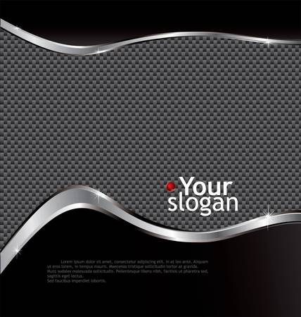 Metal carbon fiber glossy Backgroundのイラスト素材