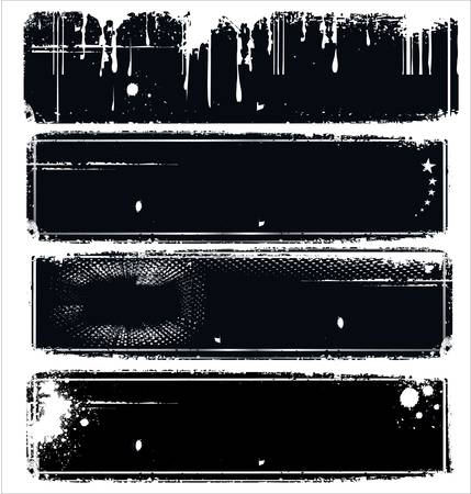 Blank Bannersのイラスト素材