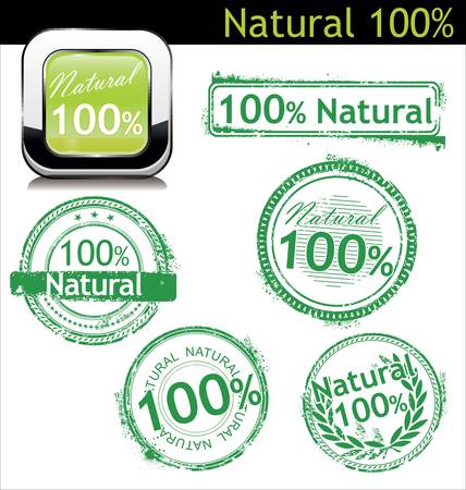 Vector Set of Nature Iconsのイラスト素材