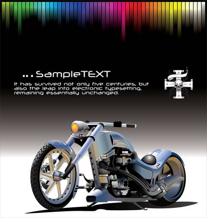 Motorcycle Backgroundのイラスト素材