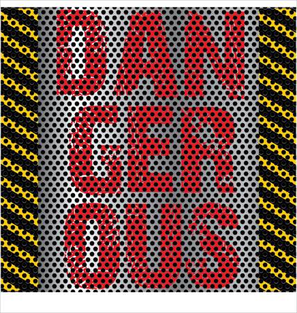 Dangerous backgroundのイラスト素材