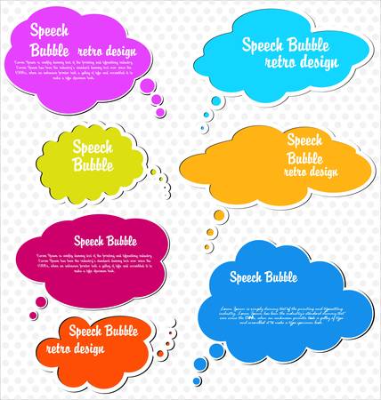 Paper speech bubbleのイラスト素材