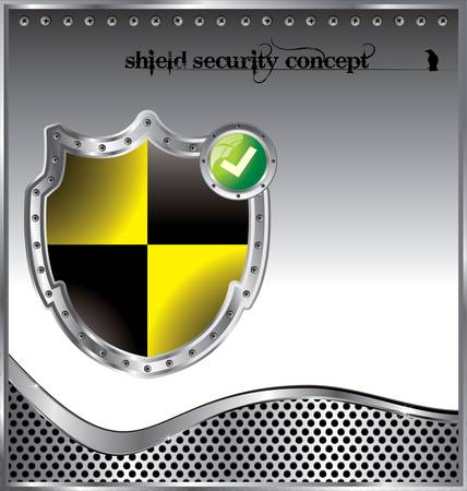 Shield security concept backgroundのイラスト素材