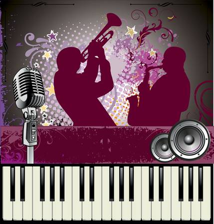 Music backgroundのイラスト素材