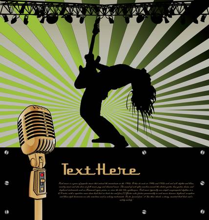 Music background Retro のイラスト素材