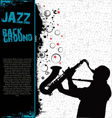 Jazz music backgroundのイラスト素材