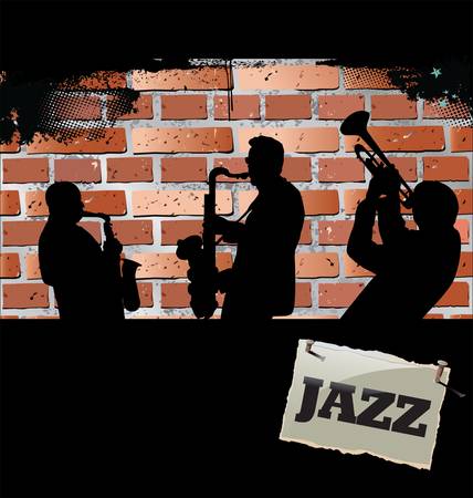 Jazz music backgroundのイラスト素材