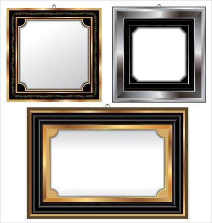 Picture frame setのイラスト素材