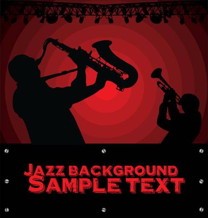 Abstract Jazz music backgroundのイラスト素材
