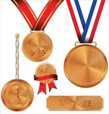 Illustration Of bronze Medalのイラスト素材