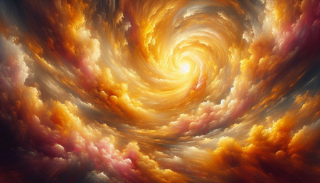 Fantasy landscape. Abstract fractal shapes. 3D rendering illustration.の素材