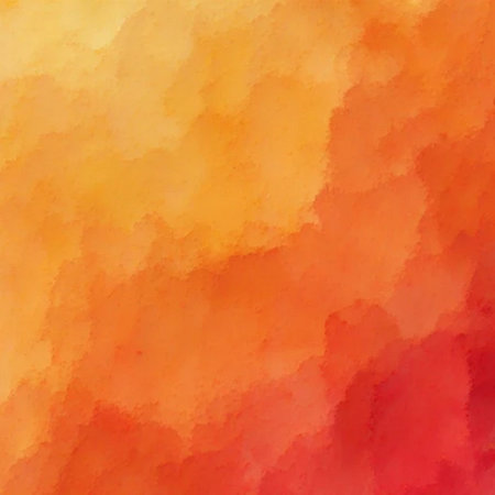 Abstract watercolor background. Vector illustration. Orange and yellow colors.の素材