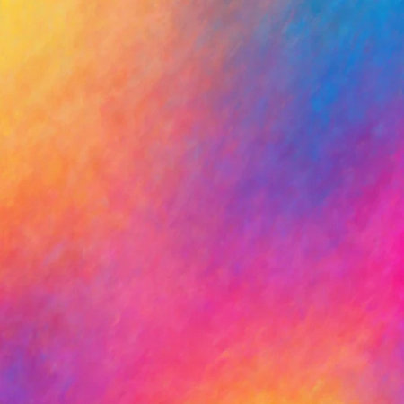 Abstract illustration of blue, orange, yellow and red Watercolor background, digitally generatedの素材