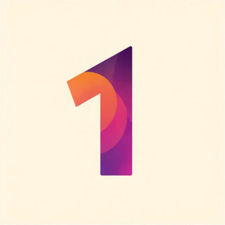 Number one logo icon design template elements. Vector number one icon for your application or corporate identity.の素材