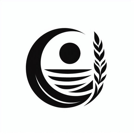 Agriculture wheat Logo Template vector icon design.Eps 10の素材