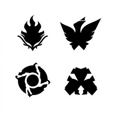 Set of black icons on the theme of ecology. Vector illustration.の素材
