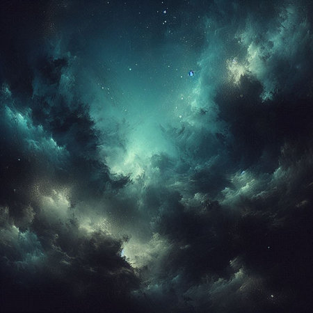 Abstract fractal background. Design element for brochure, advertisements, presentation, web and other graphic designer works. Digital collage.の素材