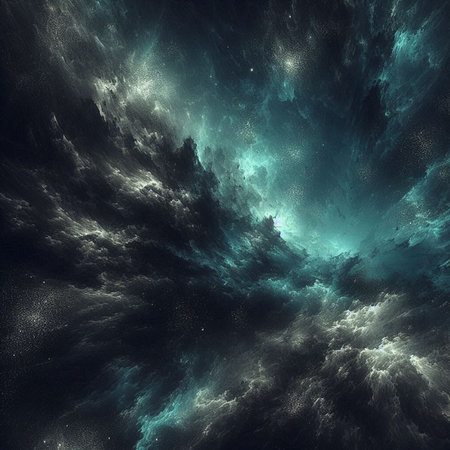 Abstract fractal background. Design element for brochure, advertisements, presentation, web and other graphic designer works. Digital collage.の素材